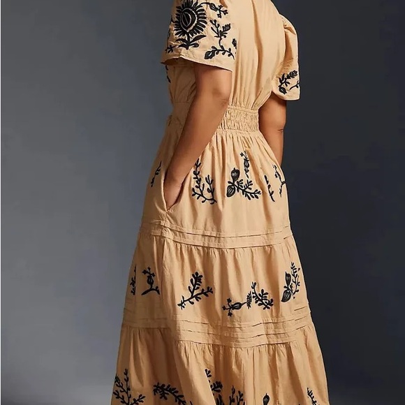 The Somerset Maxi Dress: Embroidered Edition from Anthropologie - Picture 2 of 5